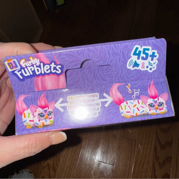 FURBY DJ Furblets Berry-Cup-Cake Mini Electronic Plush Toy with Funny Stretchabl - Picture 9 of 11